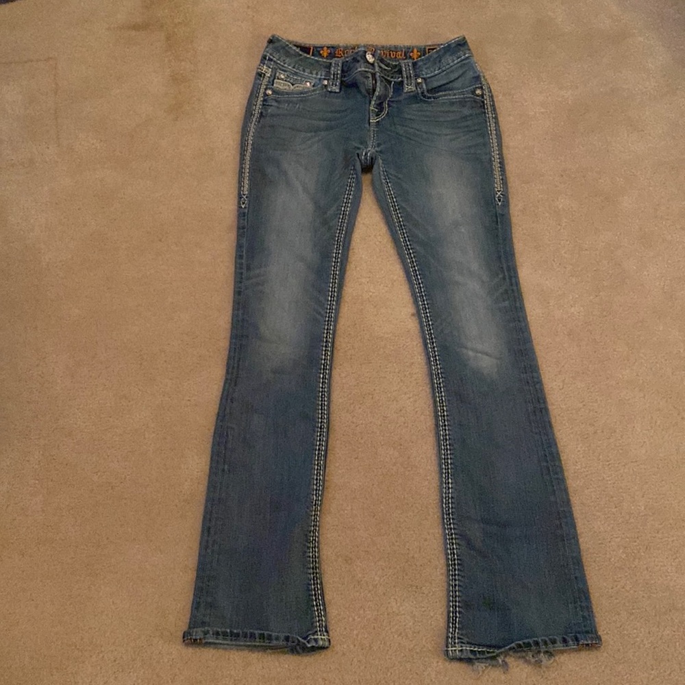 WOMENS BOOT CUT JEANS